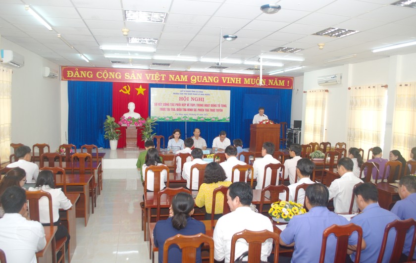 Cà Mau sơ kết công tác phối hợp thực hiện trợ giúp pháp lý trong hoạt động tố tụng